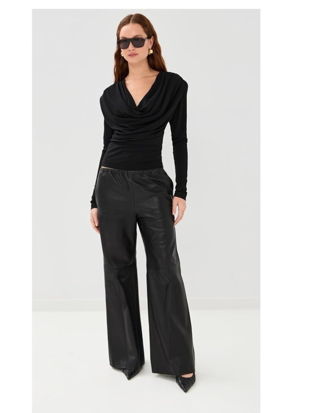 WARDROBE.NYC Cowl Neck Top Sz XXS $650